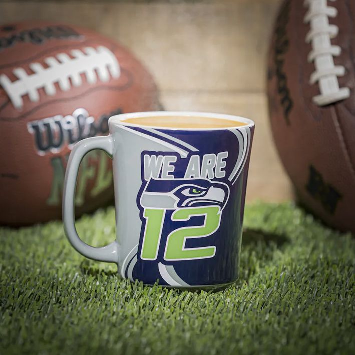Taza Seattle Seahawks Boxed 14 oz Evergreen