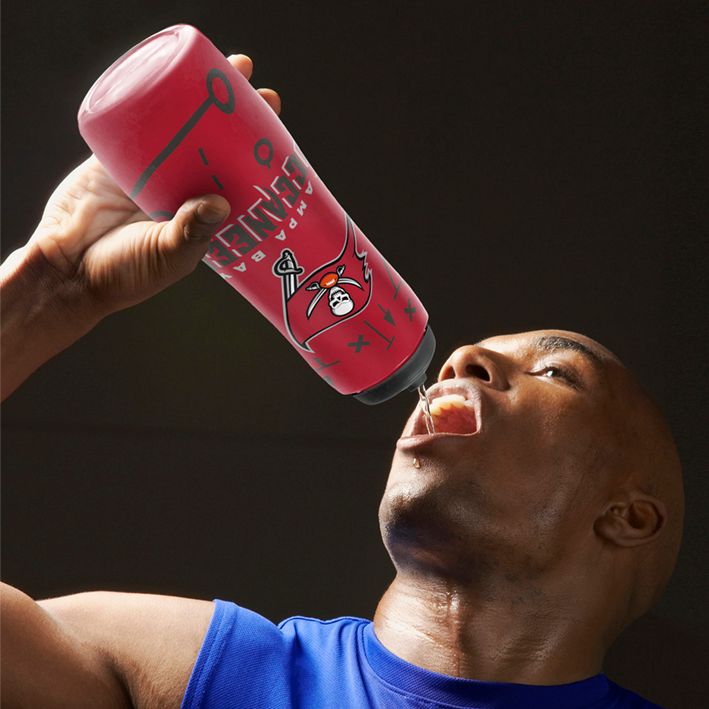 Termo Tampa Bay Buccaneers Squeezy 34 oz Tpa The Party Animal