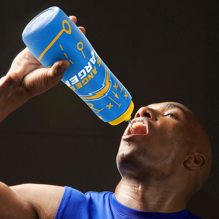 Termo Los Angeles Chargers Squeezy 34 oz Tpa The Party Animal