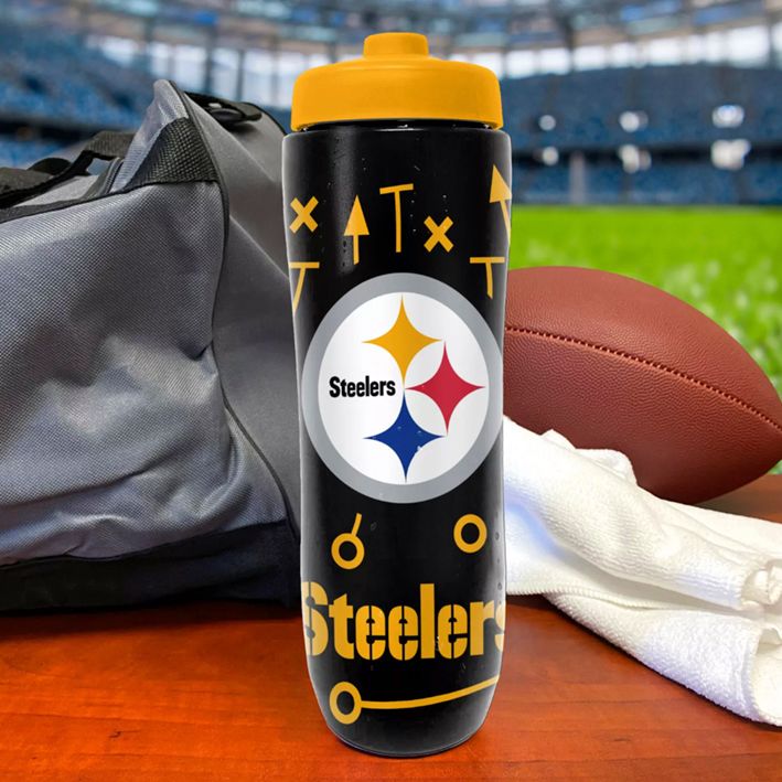 Termo Pittsburgh Steelers Squeezy 34 oz Tpa The Party Animal