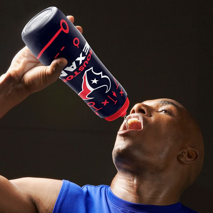Termo Houston Texans Squeezy 34 oz Tpa The Party Animal