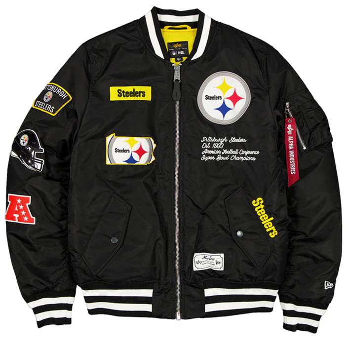 Chamarra Pittsburgh Steelers Alpha Industries New Era