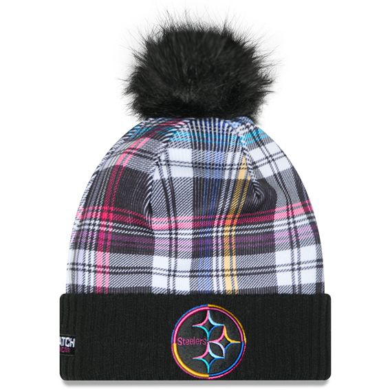 Gorro Beanie Pittsburgh Steelers Crucial Catch 2024 New Era Mujer