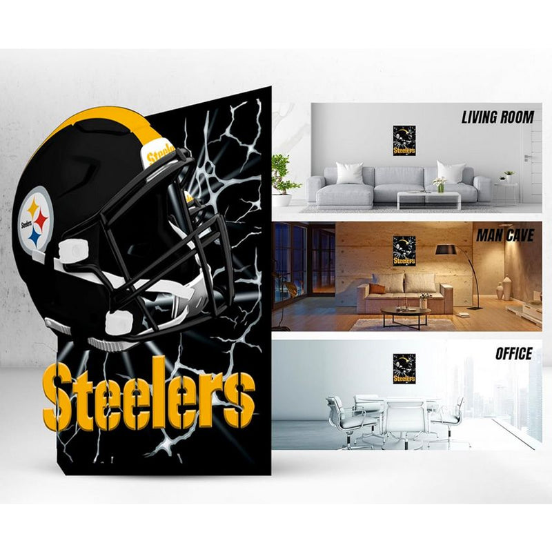 Cuadro Decorativo Pittsburgh Steelers Poster 3D 12 Sports Culture