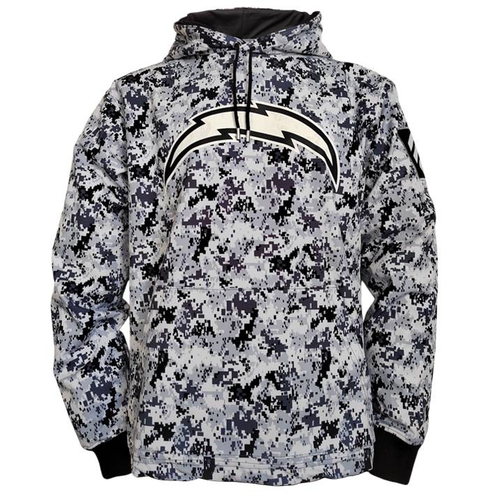 Sudadera Los Angeles Chargers Army Camuflaje
