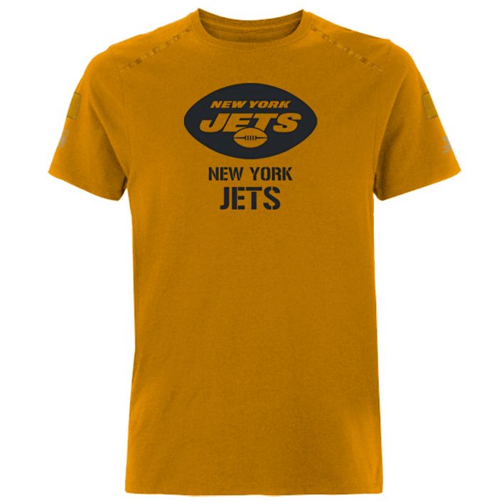 Playera New York Jets Army Camel Verde Militar