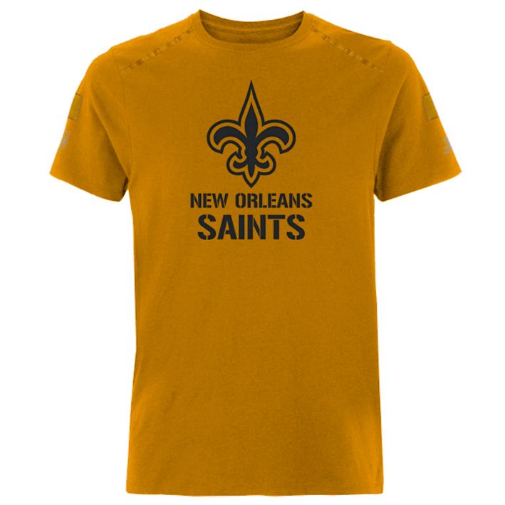 Playera New Orleans Saints Army Camel Verde Militar