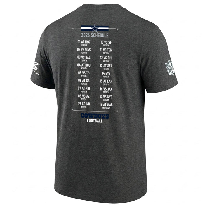 Playera Dallas Cowboys Calendario 2026 DICASS