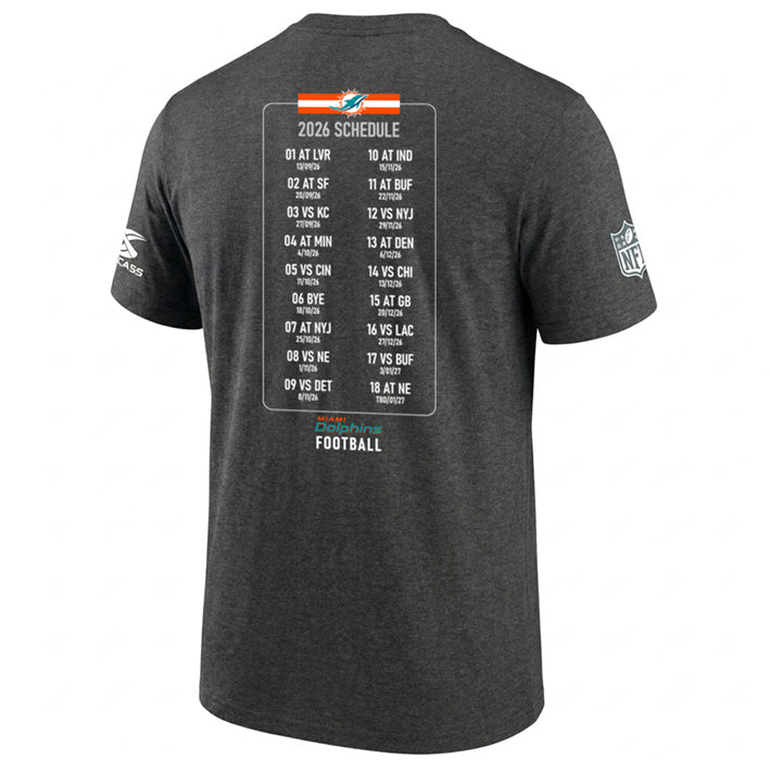 Playera Miami Dolphins Calendario 2026 DICASS