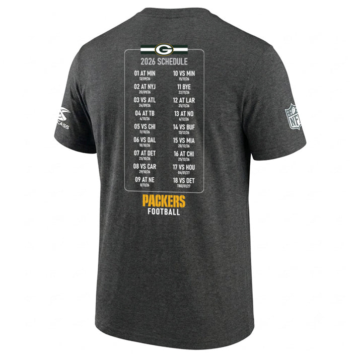 Playera Green Bay Packers Calendario 2026 DICASS