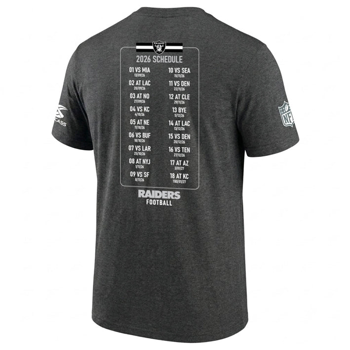 Playera Las Vegas Raiders Calendario 2026 DICASS
