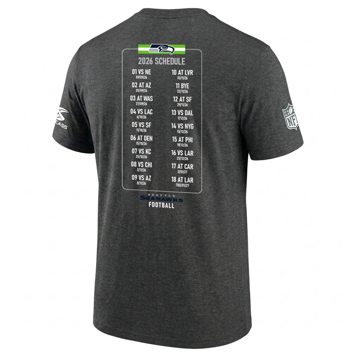 Playera Seattle Seahawks Calendario 2026 DICASS