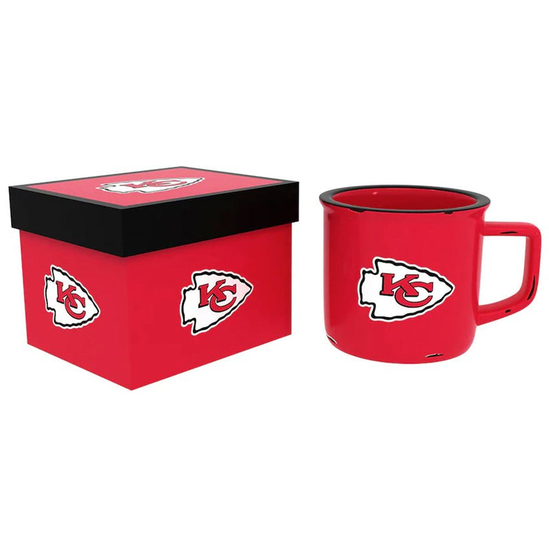 Taza Kansas City Chiefs Camp 14 oz Evergreen Verde