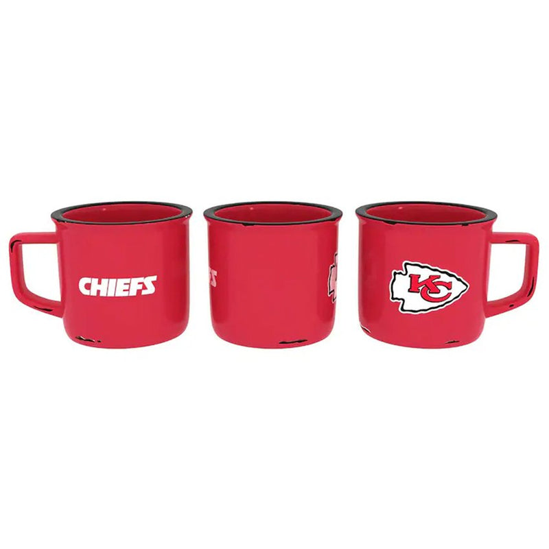 Taza Kansas City Chiefs Camp 14 oz Evergreen Verde