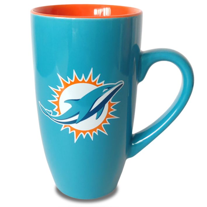 Taza Miami Dolphins High Two Tone 18 oz Sci-Fi