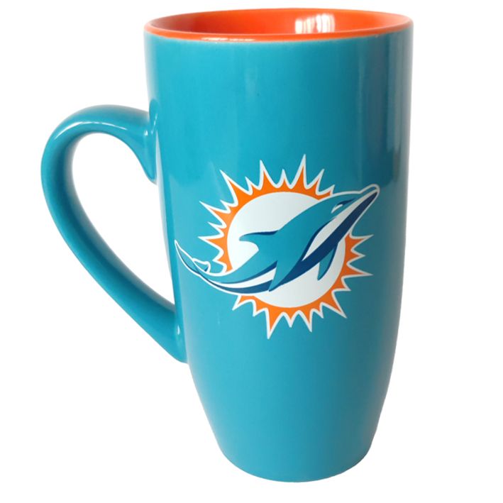 Taza Miami Dolphins High Two Tone 18 oz Sci-Fi