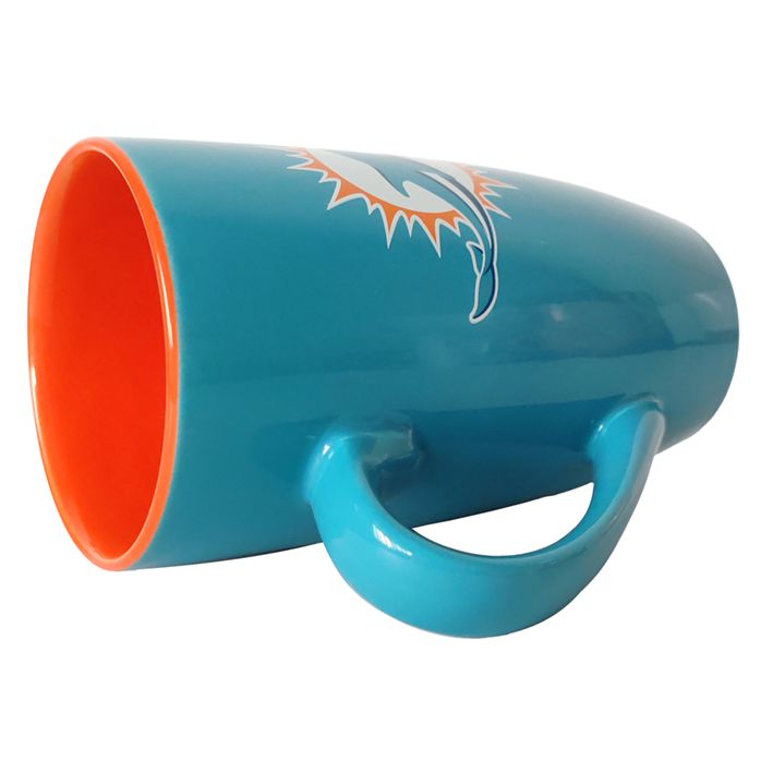 Taza Miami Dolphins High Two Tone 18 oz Sci-Fi