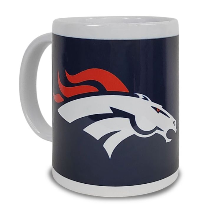 Taza Denver Broncos Sublimada 9 oz