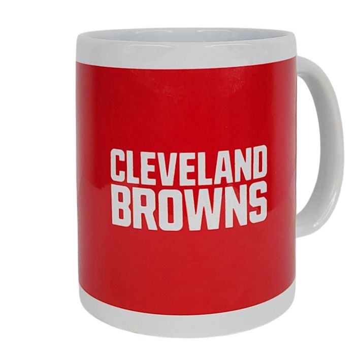 Taza Cleveland Browns Sublimada 9 oz Café