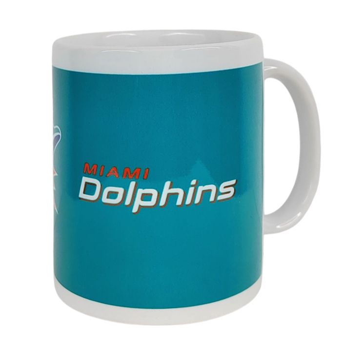 Taza Miami Dolphins Sublimada 9 oz