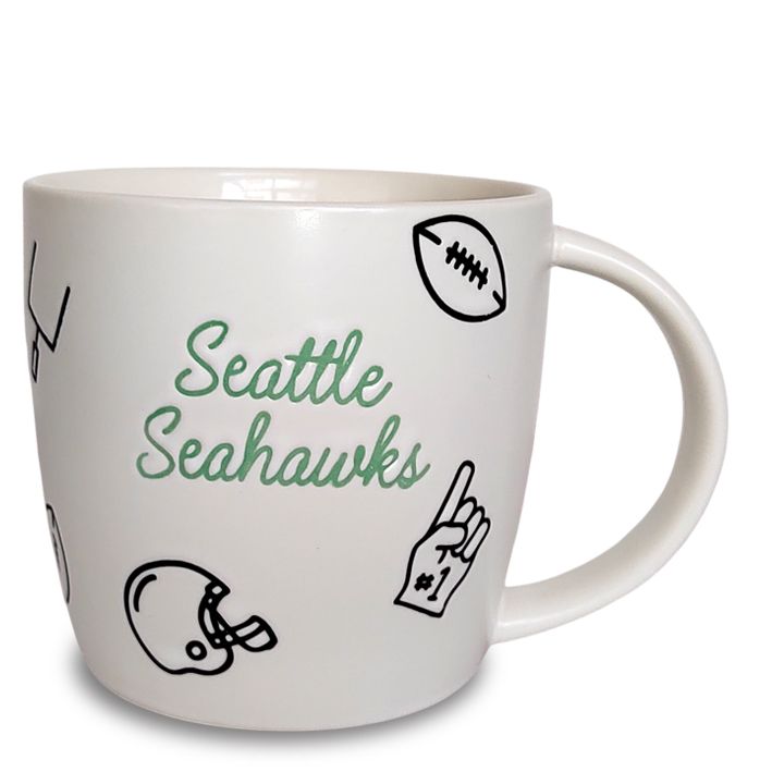 Taza Seattle Seahawks Playmaker 18 oz Logo Brands