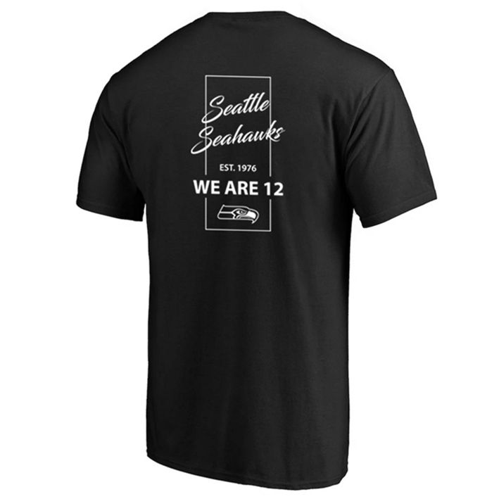 Playera Seattle Seahawks Blackwood Hombre Negro