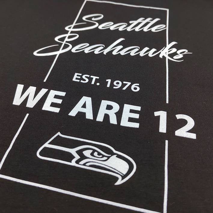 Playera Seattle Seahawks Blackwood Hombre Negro