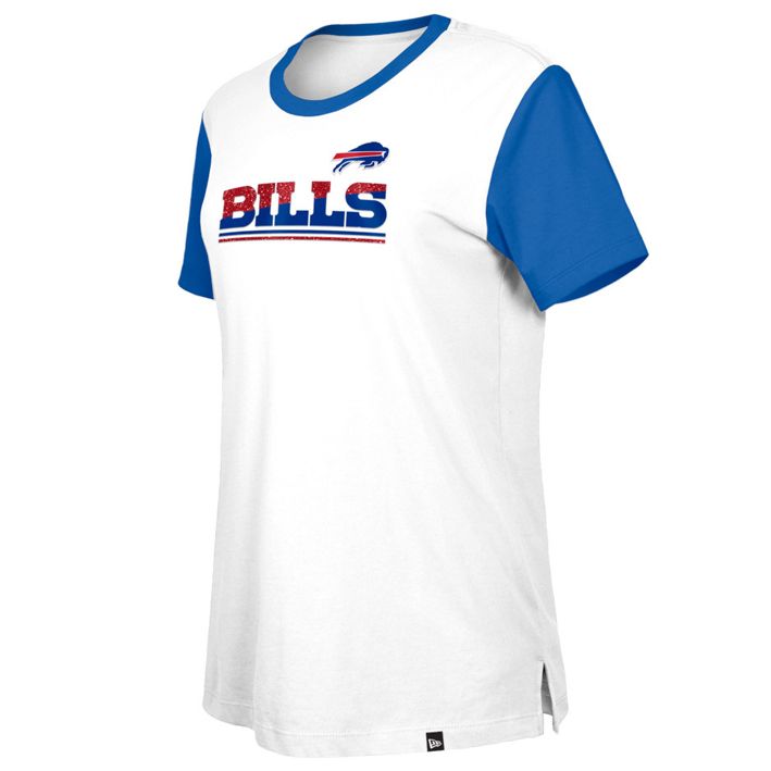 Playera Buffalo Bills Sideline 2023 New Era Mujer Blanco