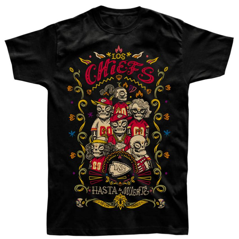 Playera Kansas City Chiefs Hasta La Muerte 25 Hombre