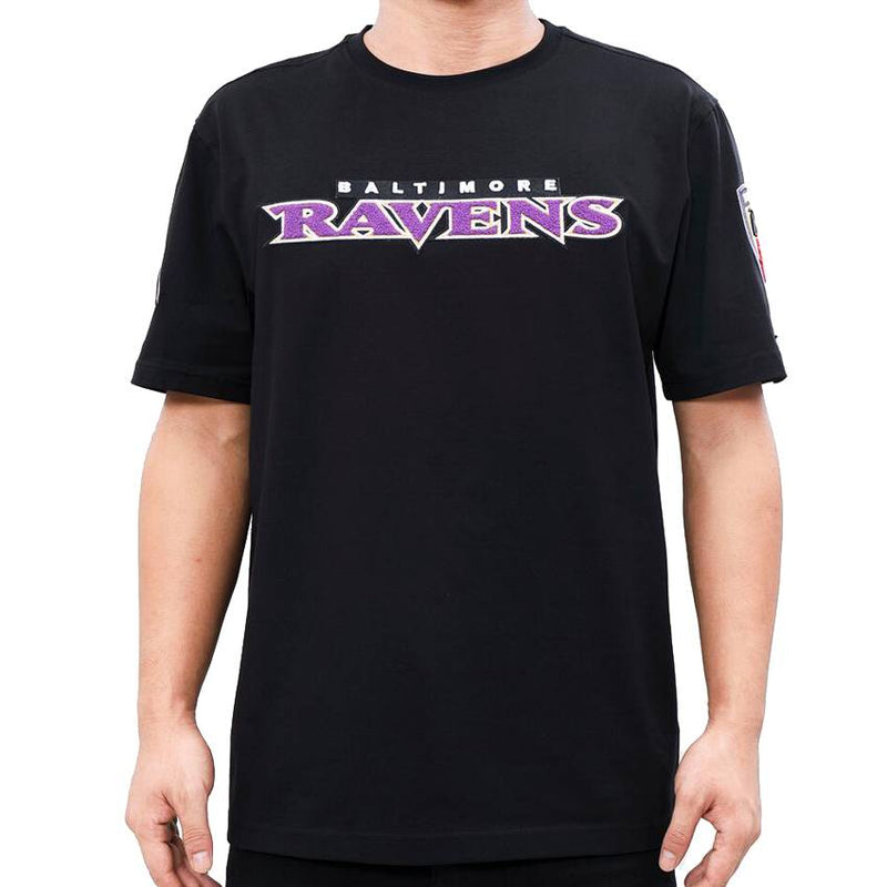 Playera Baltimore Ravens Chenille Pro Standard Negro