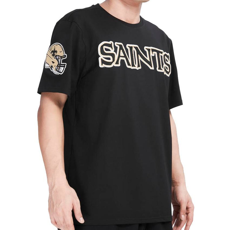 Playera New Orleans Saints Chenille Pro Standard Negro