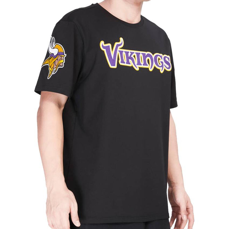 Playera Minnesota Vikings Chenille Pro Standard Negro