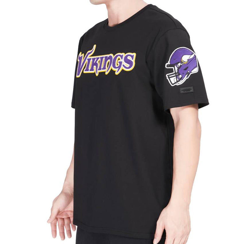 Playera Minnesota Vikings Chenille Pro Standard Negro