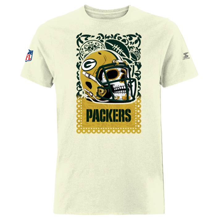 Playera Green Bay Packers Dia Muertos 24