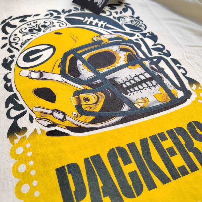 Playera Green Bay Packers Dia Muertos 24