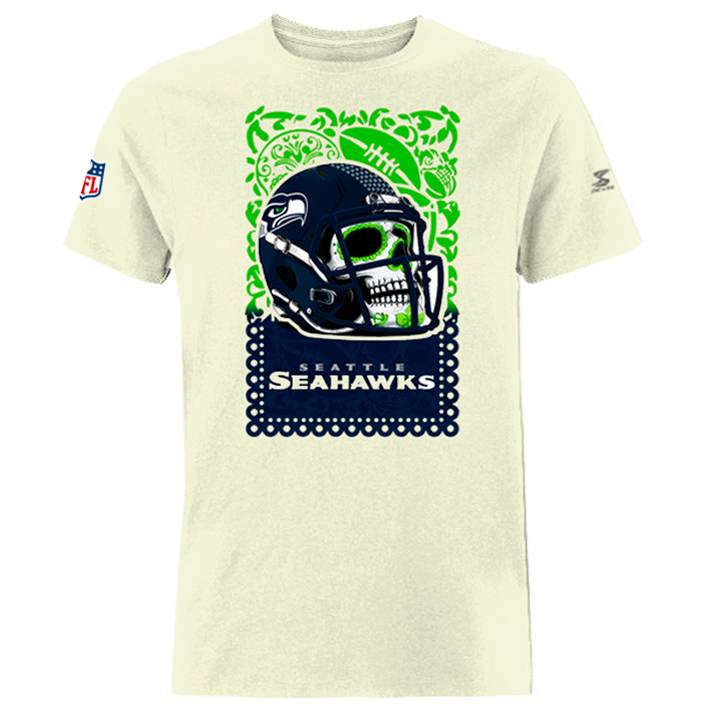 Playera Seattle Seahawks Dia Muertos 24