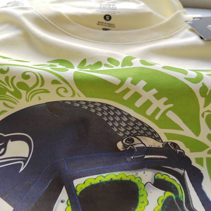 Playera Seattle Seahawks Dia Muertos 24