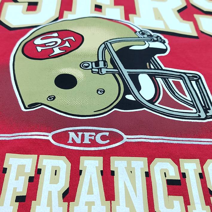 Playera San Francisco 49ers Elation Oversized 47 Brand Mujer