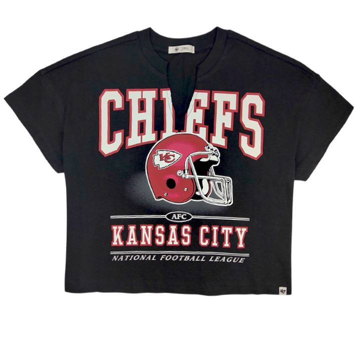 Playera Kansas City Chiefs Elation Oversized 47 Brand Mujer