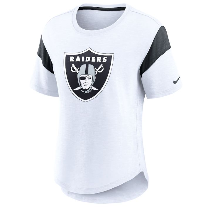 Playera Las Vegas Raiders Legendary Nike Mujer Blanco