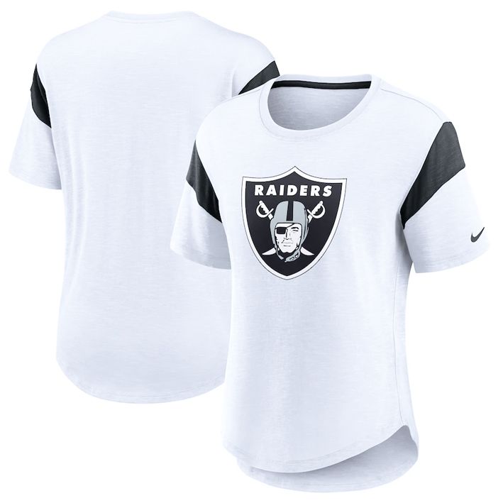 Playera Las Vegas Raiders Legendary Nike Mujer Blanco