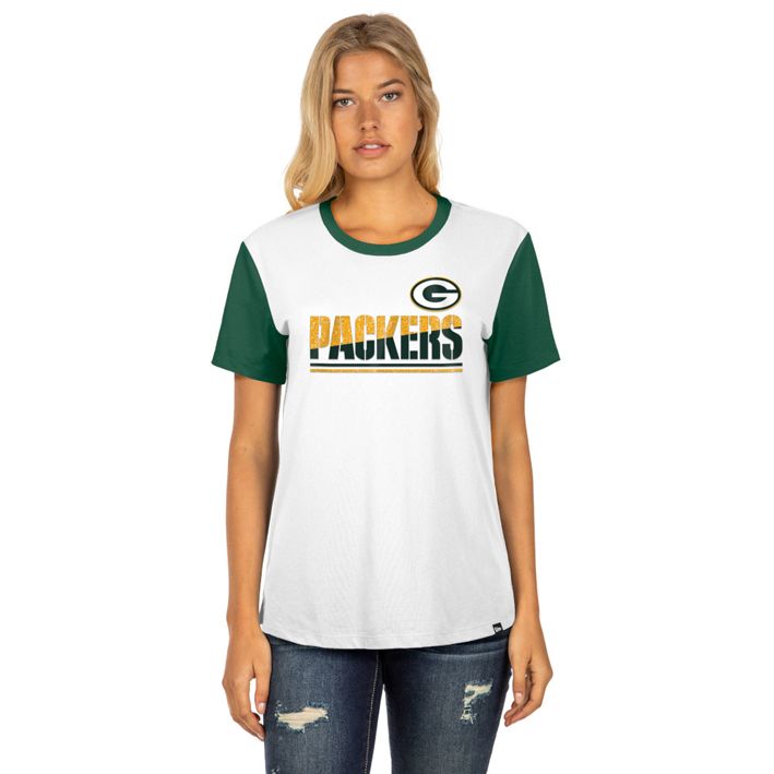 Playera Green Bay Packers Sideline 2023 New Era Mujer Blanco