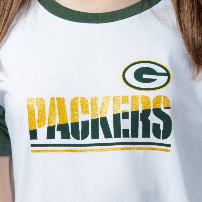 Playera Green Bay Packers Sideline 2023 New Era Mujer Blanco