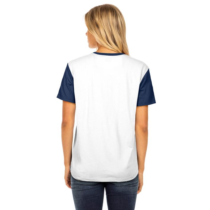 Playera New England Patriots Sideline 2023 New Era Mujer Blanco