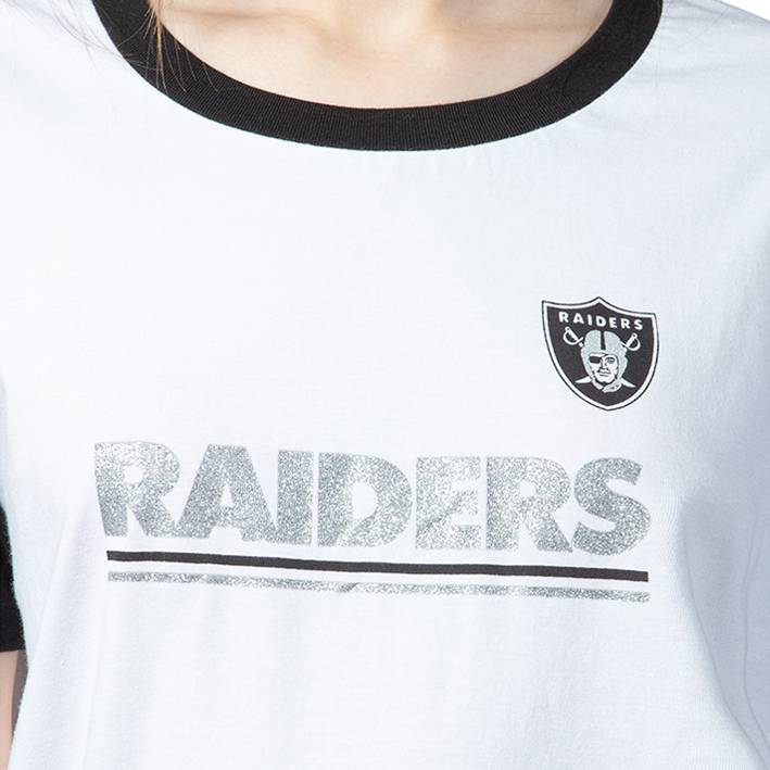 Playera Las Vegas Raiders Sideline 2023 New Era Mujer Blanco