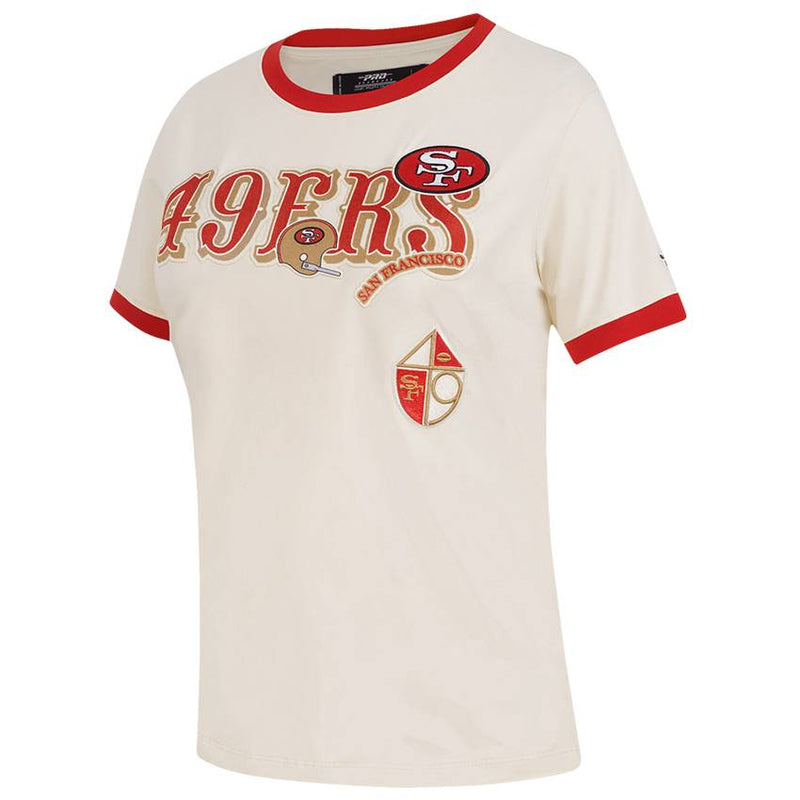 Playera San Francisco 49ers Retro Cascade Pro Standard Mujer