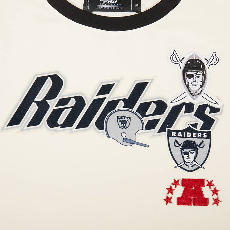 Playera Las Vegas Raiders Retro Cascade Pro Standard Mujer