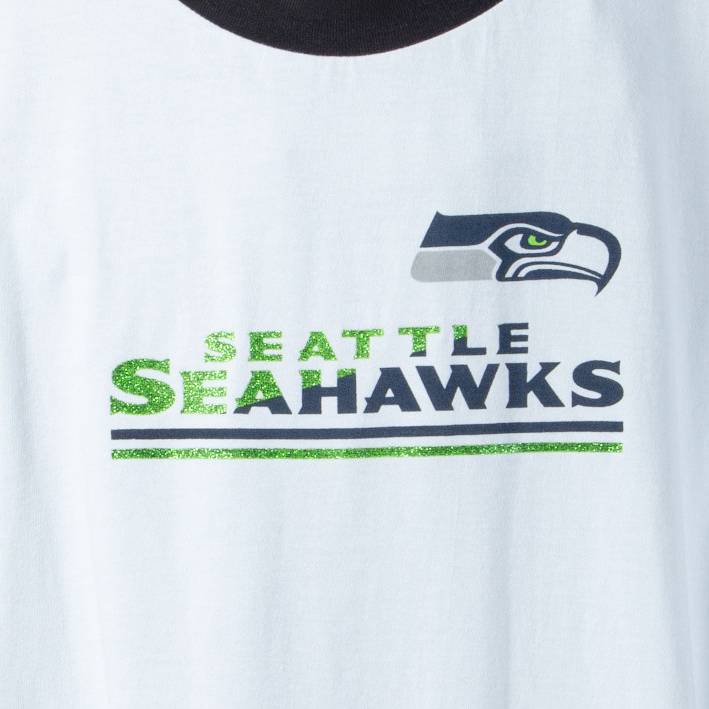 Playera Seattle Seahawks Sideline 2023 New Era Mujer Blanco