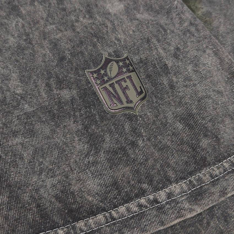 Playera Pittsburgh Steelers Stonewash Skull Hombre