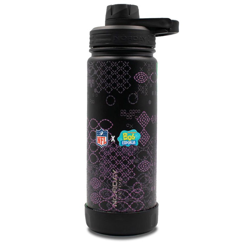 Termo Super Bowl LIX Active 18 oz NFL x Bob Esponja Negro